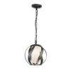 Suspension Blacksmith Noire/blanche 1 Lampe Ø25,4