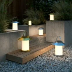 Nordlux Lampe Solaire Temple To-Go, Laiton, Hauteur 22 cm -Konstsmide || Lucande Soldes Boutique 10002688 2