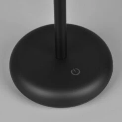 Lampe Table LED Elliot IP44 Batterie Tactile Noir -Konstsmide || Lucande Soldes Boutique 10003136 4