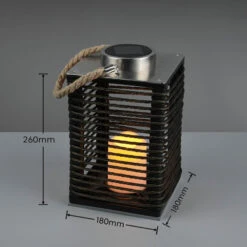 Lampe à Poser Solaire LED Santana, Crépusculaire -Konstsmide || Lucande Soldes Boutique 10003151 8