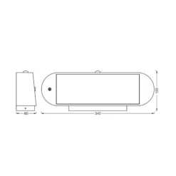 LEDVANCE Endura Style Solar Oval Applique 4 000 K -Konstsmide || Lucande Soldes Boutique 10003876 4
