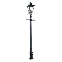 Lampadaire Extérieur Wilmslow Noir 1 Lampe 330 cm