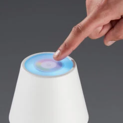 Lampe LED Cosenza Batterie RGBW Blanc Sable -Konstsmide || Lucande Soldes Boutique 10008484 4