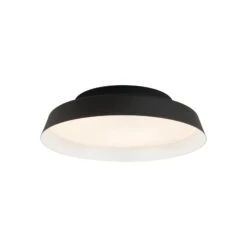 Plafonnier LED Boop! Ø37 cm Noir/blanc