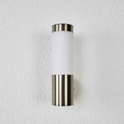 Lindby Aleeza Applique Solaire LED Acier Inox X2 12 Lindby Aleeza Applique Solaire LED Acier Inox X2 -Konstsmide || Lucande Soldes Boutique 10012143 3