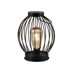 Lampe Solaire LED Merida Forme Lanterne, Ronde -Konstsmide || Lucande Soldes Boutique 10012454 4