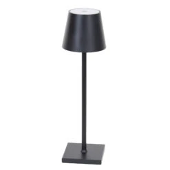 Lindby Janea Lampe à Poser Batterie LED Noire -Konstsmide || Lucande Soldes Boutique 10012670 2