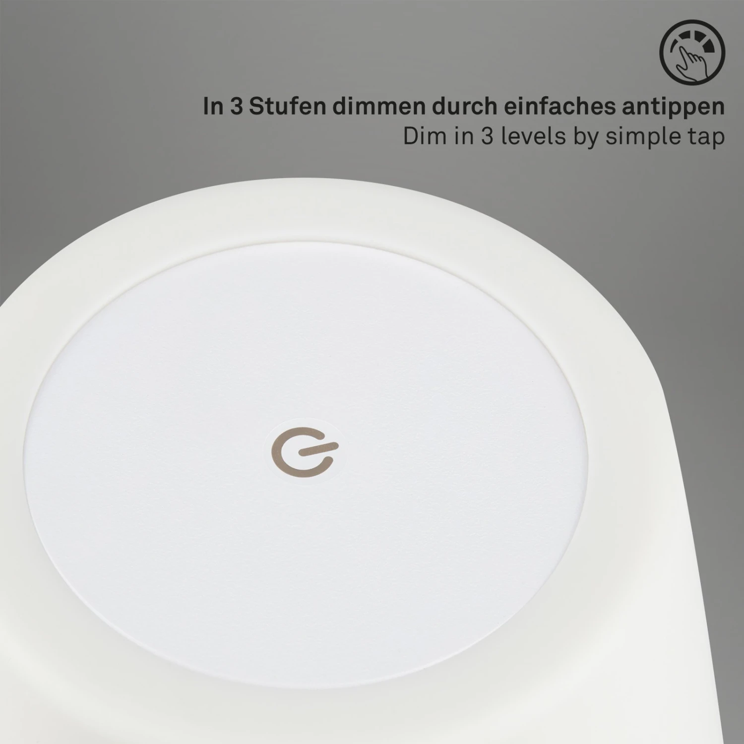 Lampe à Poser LED Campi, Batterie, Dim, Blanche 6 Lampe à Poser LED Campi, Batterie, Dim, Blanche – Image 6