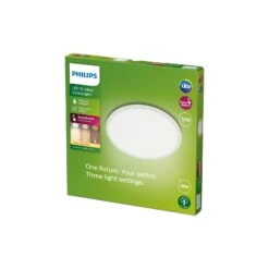 Philips Superslim LED IP54 Ø 25 cm 2 700 K Blanc -Konstsmide || Lucande Soldes Boutique 10013826 2