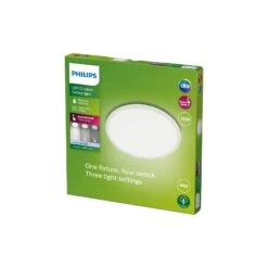 Philips Superslim LED IP54 Ø 25 cm 4 000 K Blanc 5 Philips Superslim LED IP54 Ø 25 cm 4 000 K Blanc -Konstsmide || Lucande Soldes Boutique 10013829 2