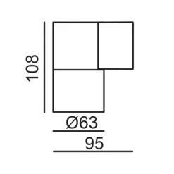 Applique D’extérieur Achernar X1 Down Gris Noir -Konstsmide || Lucande Soldes Boutique 10013940 2