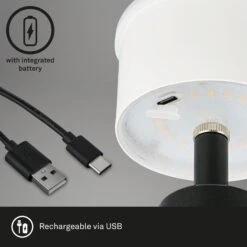 Lampe à Poser LED Kihi Batterie, Noire 15 Lampe à Poser LED Kihi Batterie, Noire -Konstsmide || Lucande Soldes Boutique 10015111 7