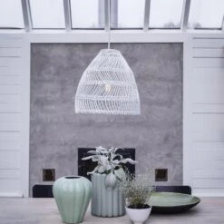 PR Home Maja Outdoor Suspension Rotin Blanc Ø53 cm