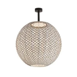 Bover Nans Sphere PF/80 Plafonnier LED Brune