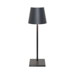 Zafferano Poldina L Desk Lampe Batterie IP54 Gris -Konstsmide || Lucande Soldes Boutique 10016337 2