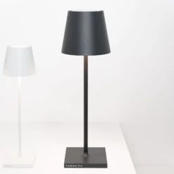Zafferano Poldina L Desk Lampe Batterie IP54 Gris -Konstsmide || Lucande Soldes Boutique 10016337 3