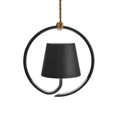 Zafferano Poldina Suspension Batterie IP54 Grise