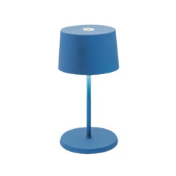 Zafferano Olivia Mini Lampe Batterie Bleu Capri