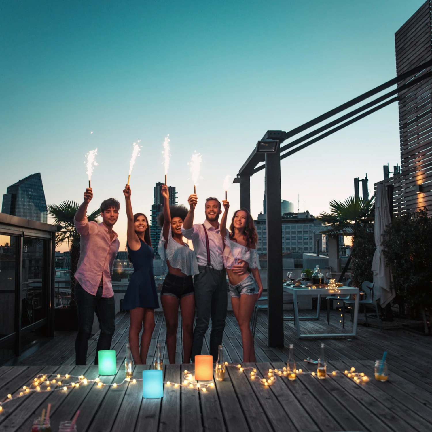 Lampe Solaire LED Ceppo 3 000 K Et RVB, Dim, Blanc 2 Lampe Solaire LED Ceppo 3 000 K Et RVB, Dim, Blanc – Image 2