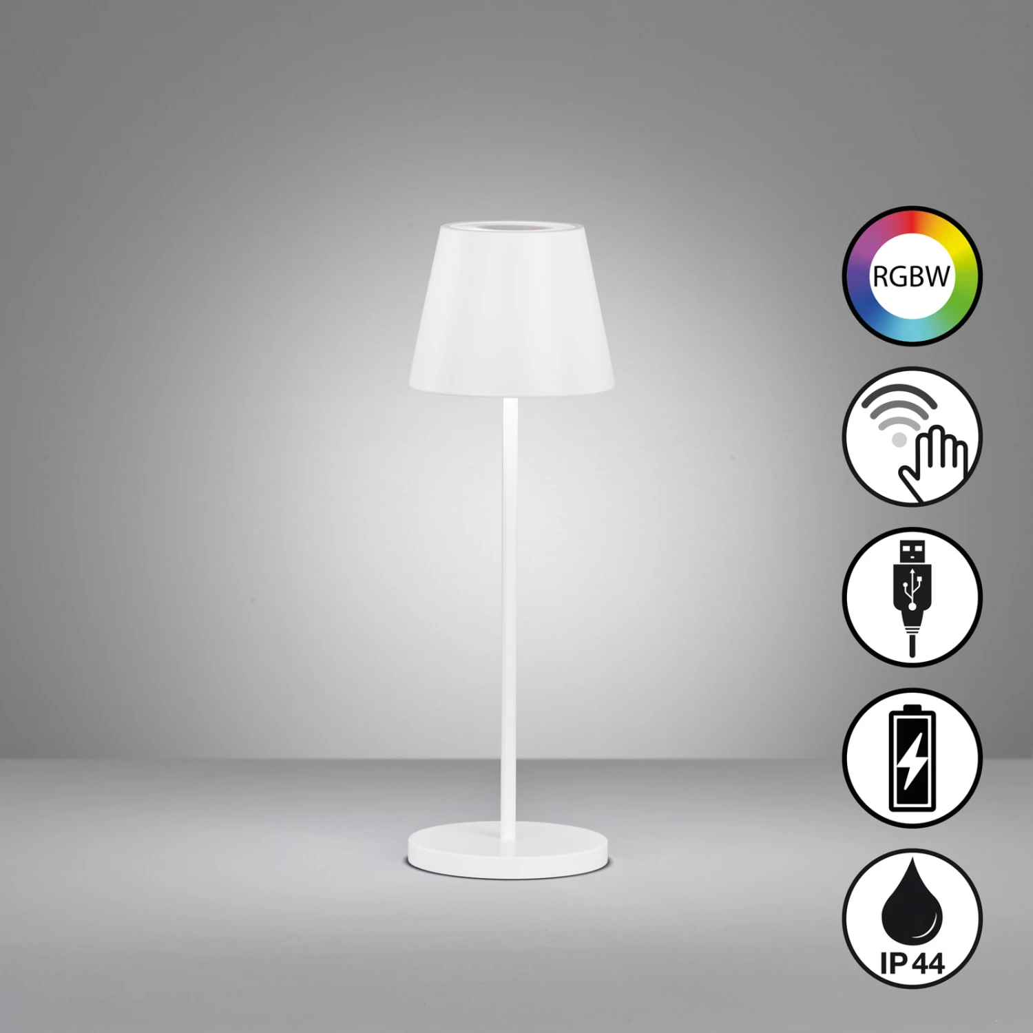 Lampe Batterie LED Cosenza 2.0 H 34 cm Blanc Sable 2 Lampe Batterie LED Cosenza 2.0 H 34 cm Blanc Sable – Image 2