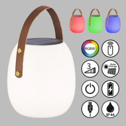 Schöner Wohnen Bell Lampe Table Batterie LED 34 cm 7 Schöner Wohnen Bell Lampe Table Batterie LED 34 cm -Konstsmide || Lucande Soldes Boutique 10017524 3