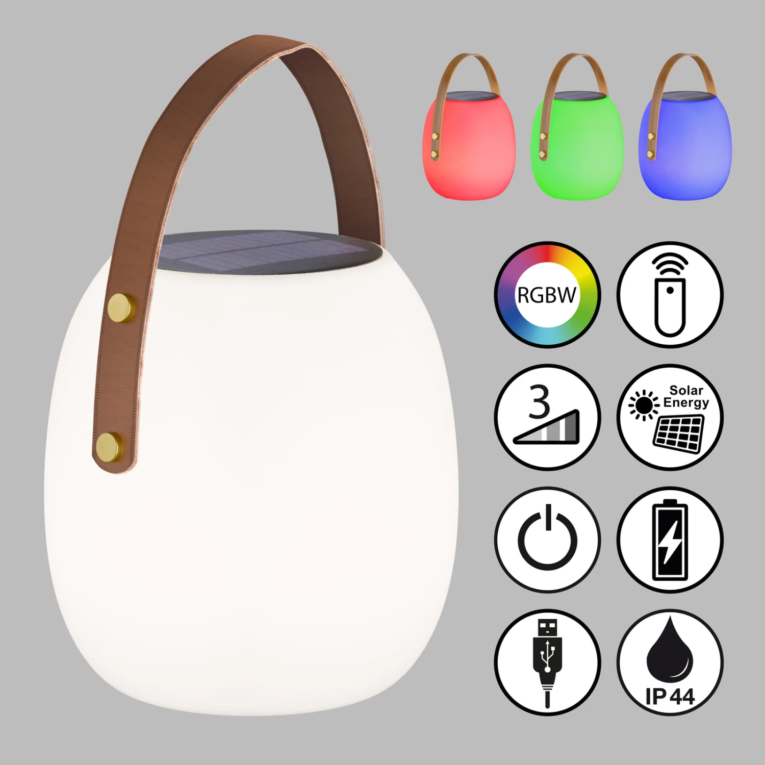 Schöner Wohnen Bell Lampe Table Batterie LED 34 cm 4 Schöner Wohnen Bell Lampe Table Batterie LED 34 cm – Image 4