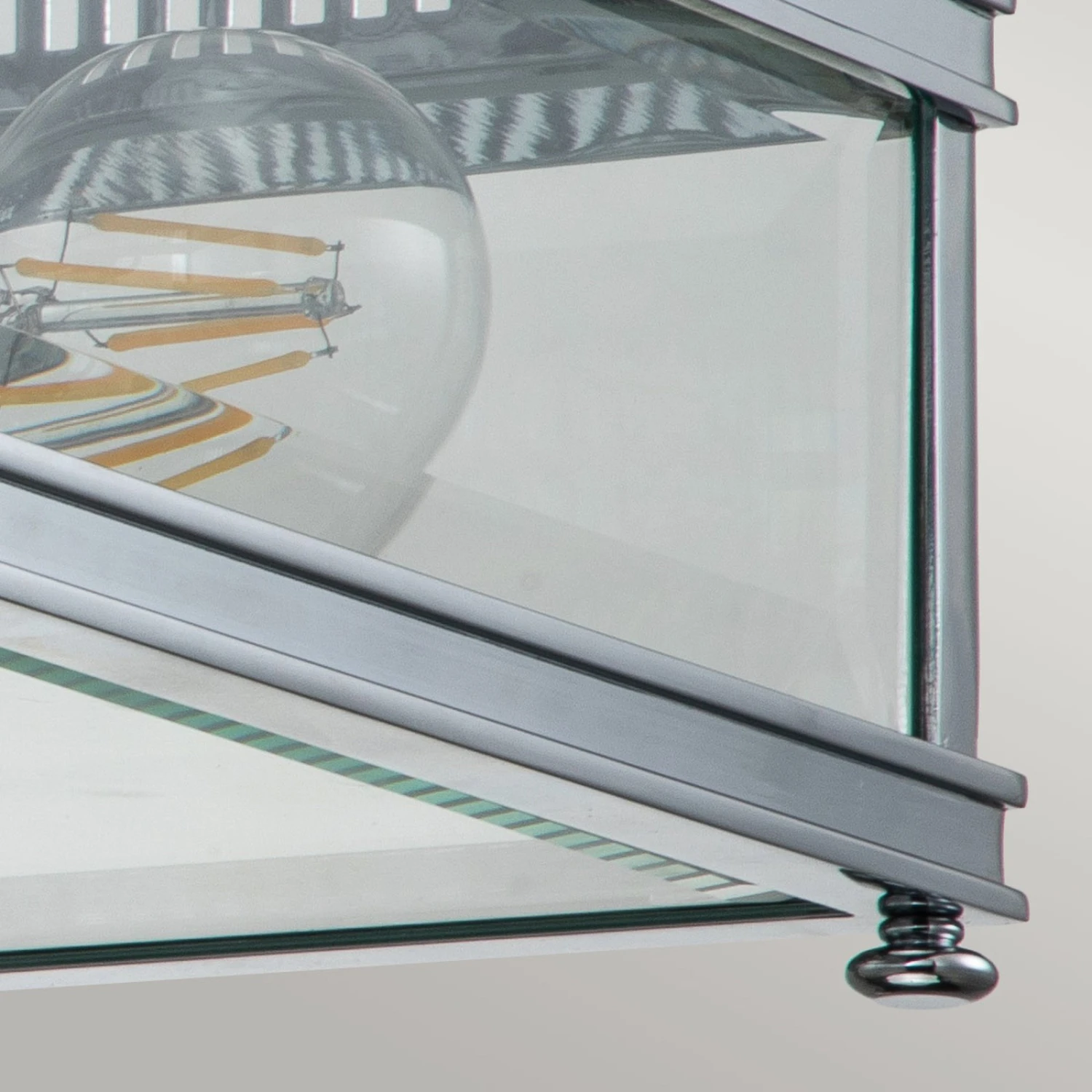 Plafonnier Holborn, Angulaire Chromé Poli 2 Plafonnier Holborn, Angulaire Chromé Poli – Image 2