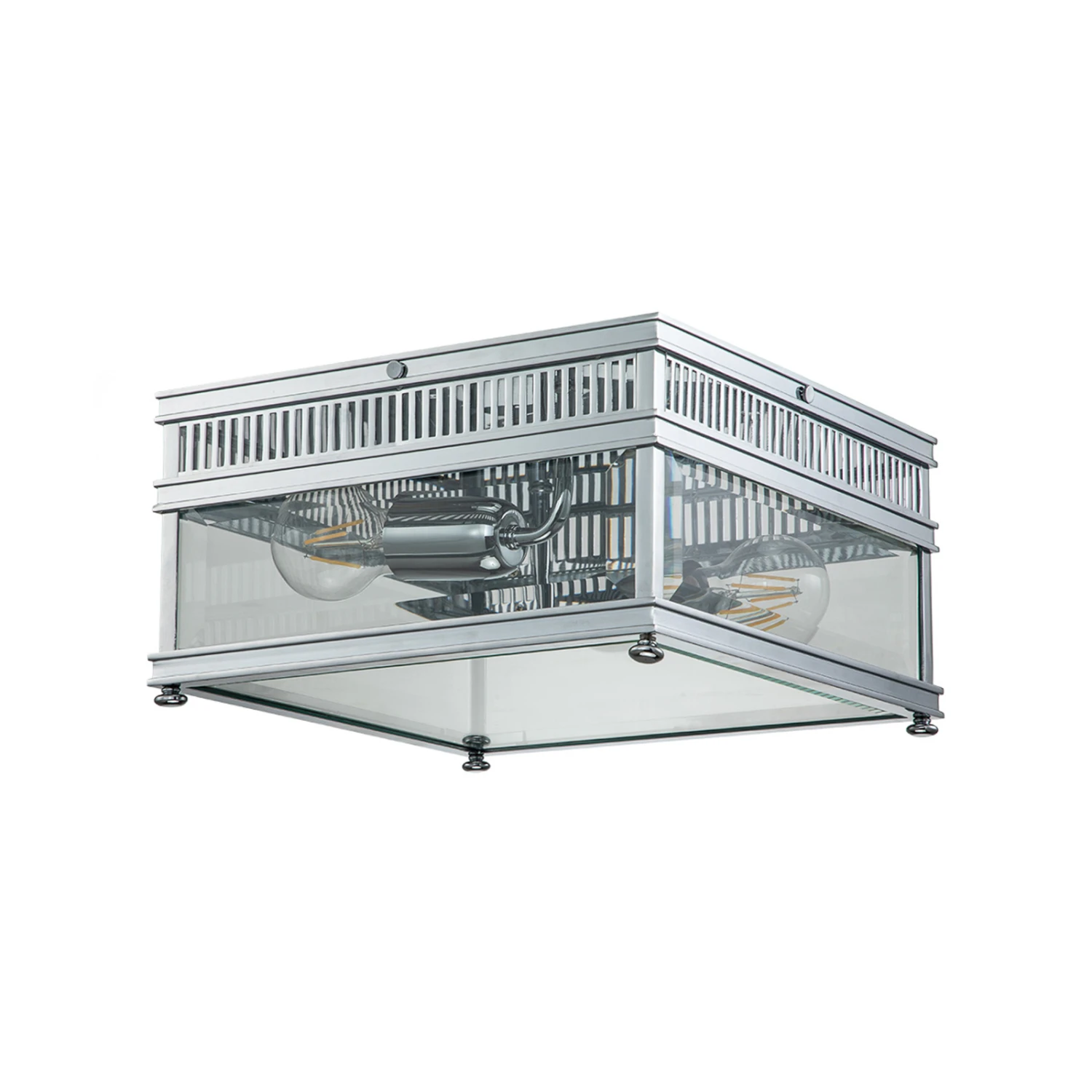 Plafonnier Holborn, Angulaire Chromé Poli 1 Plafonnier Holborn, Angulaire Chromé Poli