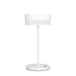 Lampe De Table LED Mesh Batterie 30 cm Blanche