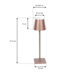 Lindby Janea Lampe Table Batterie LED Café X3 11 Lindby Janea Lampe Table Batterie LED Café X3 -Konstsmide || Lucande Soldes Boutique 10019616 3