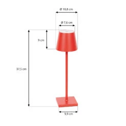 Lindby Janea Lampe à Poser Verte/rouge/jaune X3 -Konstsmide || Lucande Soldes Boutique 10019653 6