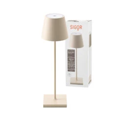 Lampe à Poser LED Nuindie Ronde 38 cm, Beige 9 Lampe à Poser LED Nuindie Ronde 38 cm, Beige -Konstsmide || Lucande Soldes Boutique 10020698 3