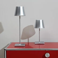 Lampe à Poser LED Nuindie Mini 25 cm Argentée -Konstsmide || Lucande Soldes Boutique 10020739 5