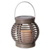 Star Trading Lampe Solaire Marron Lantern En Rotin Avec LED