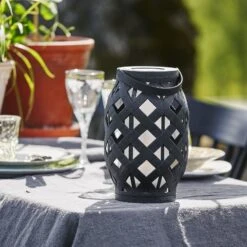 Star Trading Lanterne LED Flame Lantern, Noire, Hauteur 23 cm -Konstsmide || Lucande Soldes Boutique 1523866 4