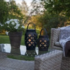 Star Trading Lanterne LED Flame Lantern, Noire, Hauteur 23 cm -Konstsmide || Lucande Soldes Boutique 1523866 5