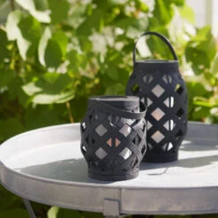 Star Trading Lanterne LED Flame Lantern, Noire, Hauteur 23 cm -Konstsmide || Lucande Soldes Boutique 1523866 6