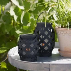 Star Trading Lanterne LED Flame Lantern, Noire, Hauteur 23 cm -Konstsmide || Lucande Soldes Boutique 1523866 7
