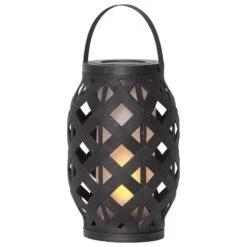 Star Trading Lanterne LED Flame Lantern, Noire, Hauteur 23 cm -Konstsmide || Lucande Soldes Boutique 1523866 8