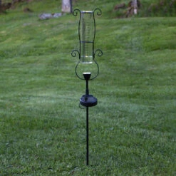 Star Trading Lampe Solaire LED Pluvio Avec Pluviomètre