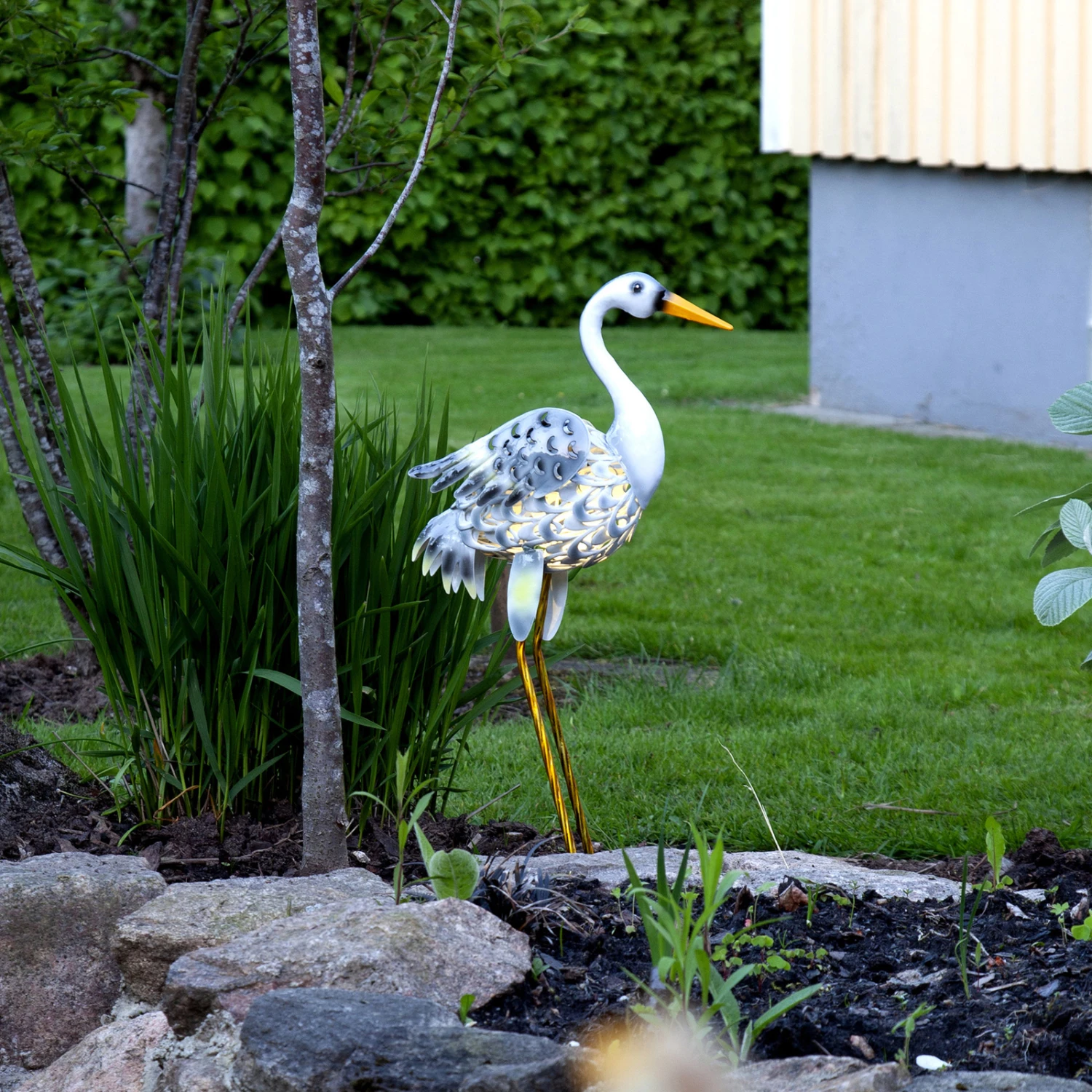 Star Trading Lampe Solaire LED Heron, Figurine De Héron 6 Star Trading Lampe Solaire LED Heron, Figurine De Héron – Image 6