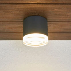 BEGA 66056K3 Plafonnier Graphite 3 000K 62° -Konstsmide || Lucande Soldes Boutique 1566006 2