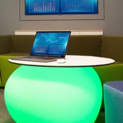 Plateau De Tabme Pour Lampe Rovio III, Blanc