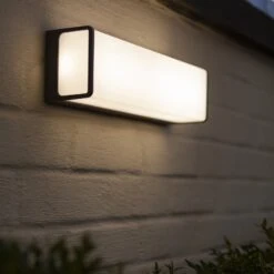 Applique Extérieur LED Doblo Rectangle 35cm 4 000K -Konstsmide || Lucande Soldes Boutique 3009085 4
