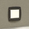 Lampe Encastrable LED Leti 100 Square Noire 3W CCT