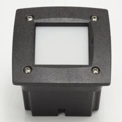Lampe Encastrable LED Leti 100 Square Noire 3W CCT -Konstsmide || Lucande Soldes Boutique 3538210 2
