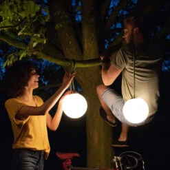 Fatboy Bolleke Suspension LED Batterie Duo Taupe -Konstsmide || Lucande Soldes Boutique 3569147 3