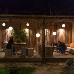 Fatboy Bolleke Suspension LED Batterie Duo Taupe -Konstsmide || Lucande Soldes Boutique 3569147 6