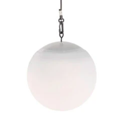 Suspension LED Solaire Twin, Télécommande, Blanche
