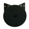 Adaptateur D'angle Rond Noir Pour Applique D'ext